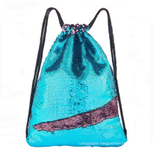 New Style Mermaid Sequin Dance Bag Glitter Sequin Drawstring Bag For Girls